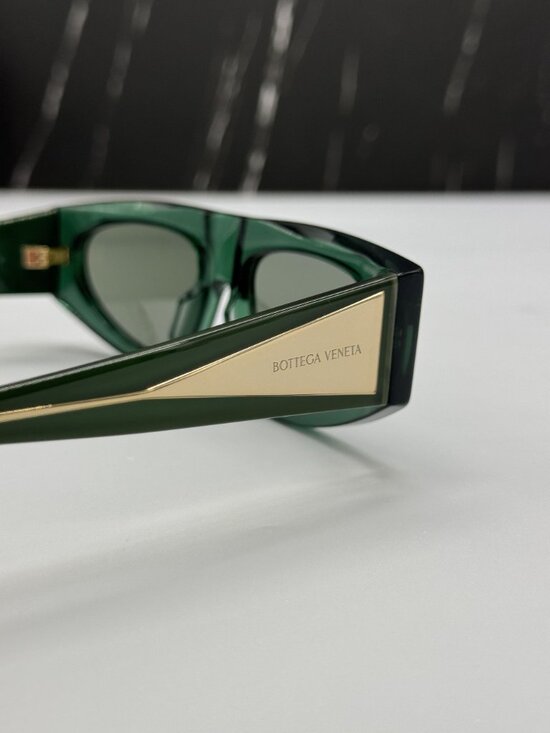 NEW BOTTEGA VENETA BV1277S 003 WOMEN GREEN SUNGLASSES main image 9